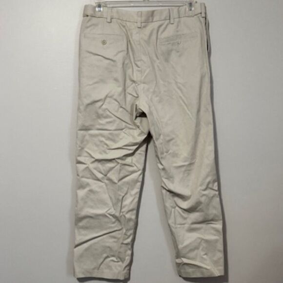 USED Men's Savane Khaki Expandable Waist Paints Color Light Khaki Size 34/29 - Picture 2 of 2